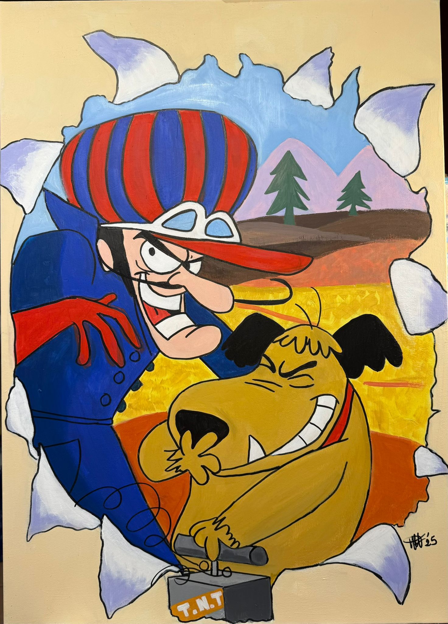 Acrilico su tela – 50x70 – 2025