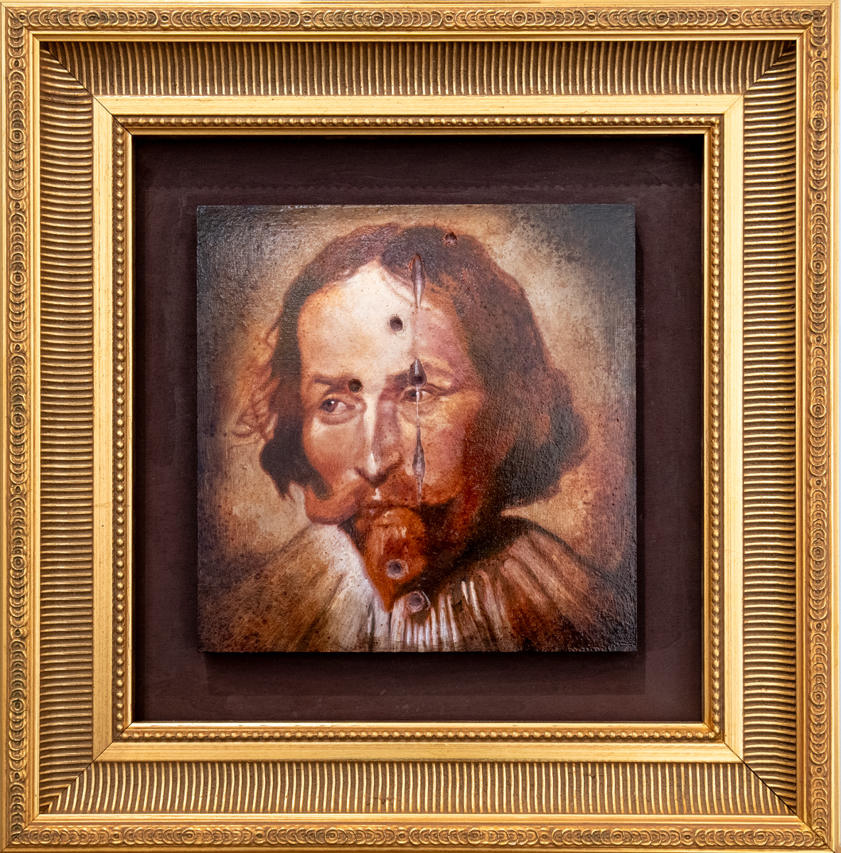 Olio su tavola – 24x24 (cornice 47x47) - 2025